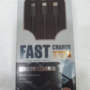 כבל משולב טעינה מהירה PZX